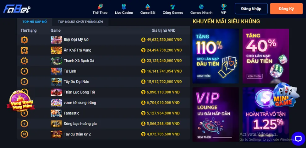 Banner khuyến mãi nổ hũ tại xoxo66 chính thức